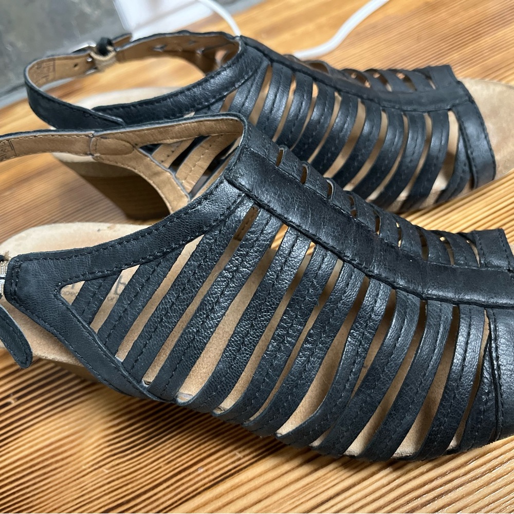 Joseph Seibel leather heeled sandals